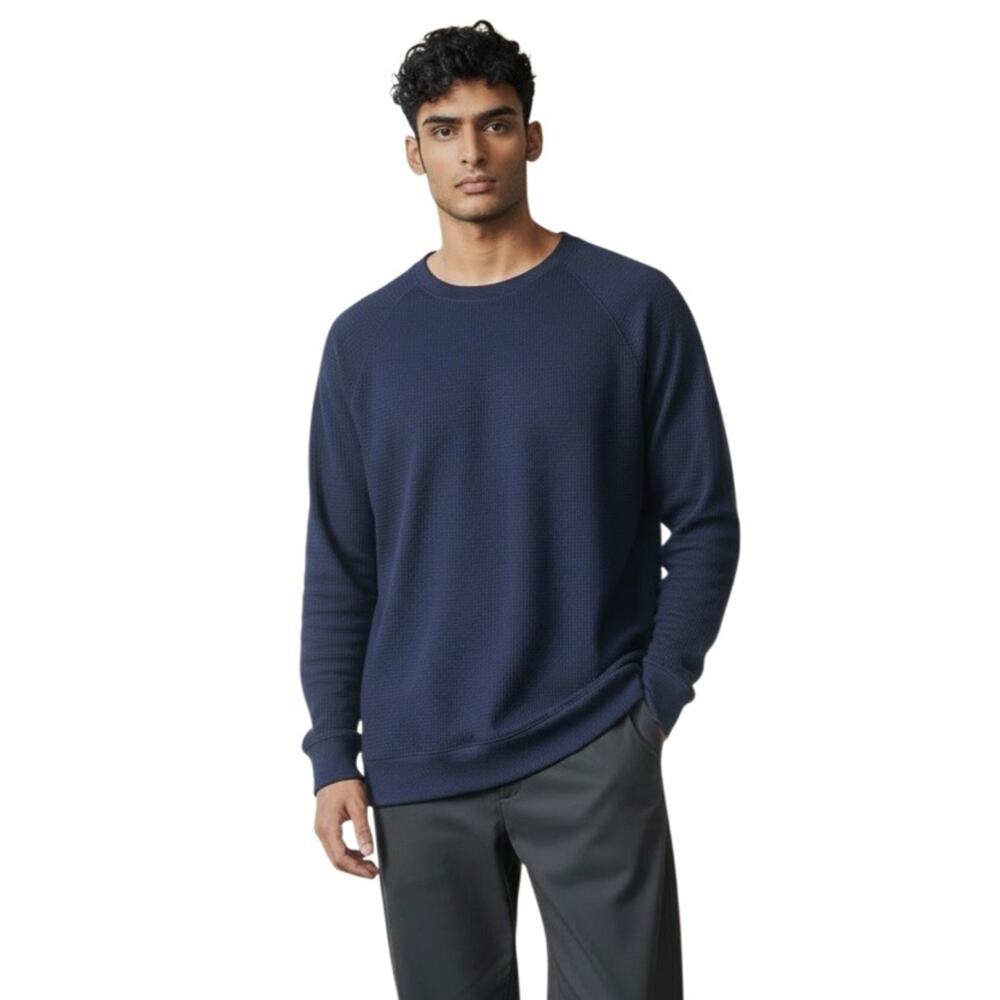 Banana Republic Men’s Long Sleeve Crew CLassic Shirt Navy Size XL